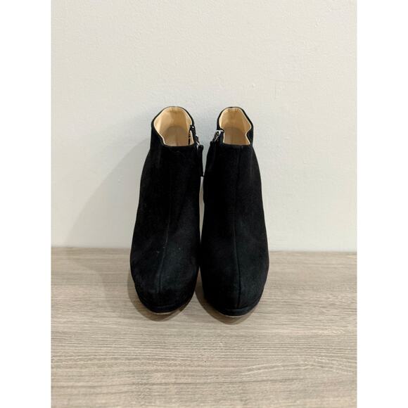 Giuseppe Zanotti Eva 105 Suede Ankle Platform Booties Black Women's Size EU 39 - Picture 3 of 7